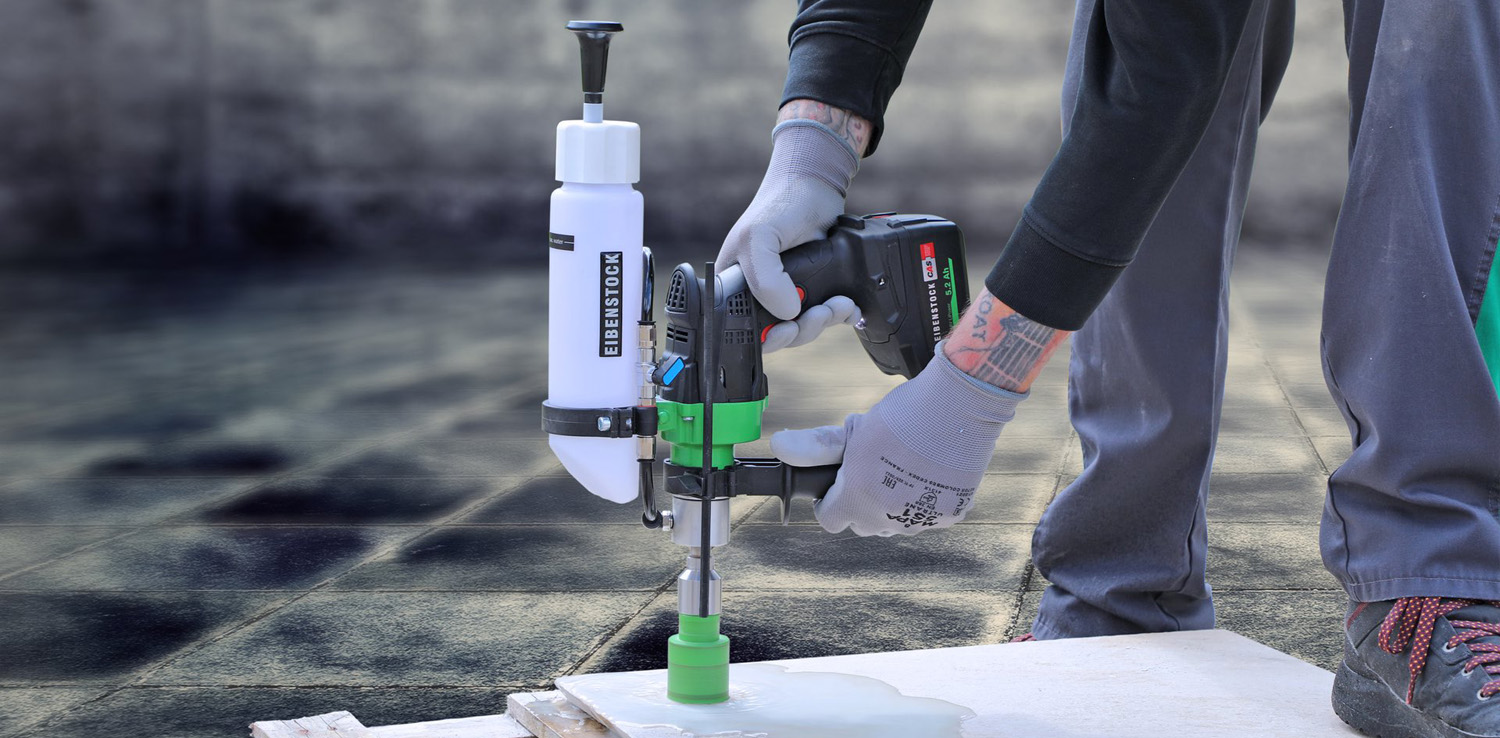 Аккумуляторная алмазная дрель Eibenstock END 40 A