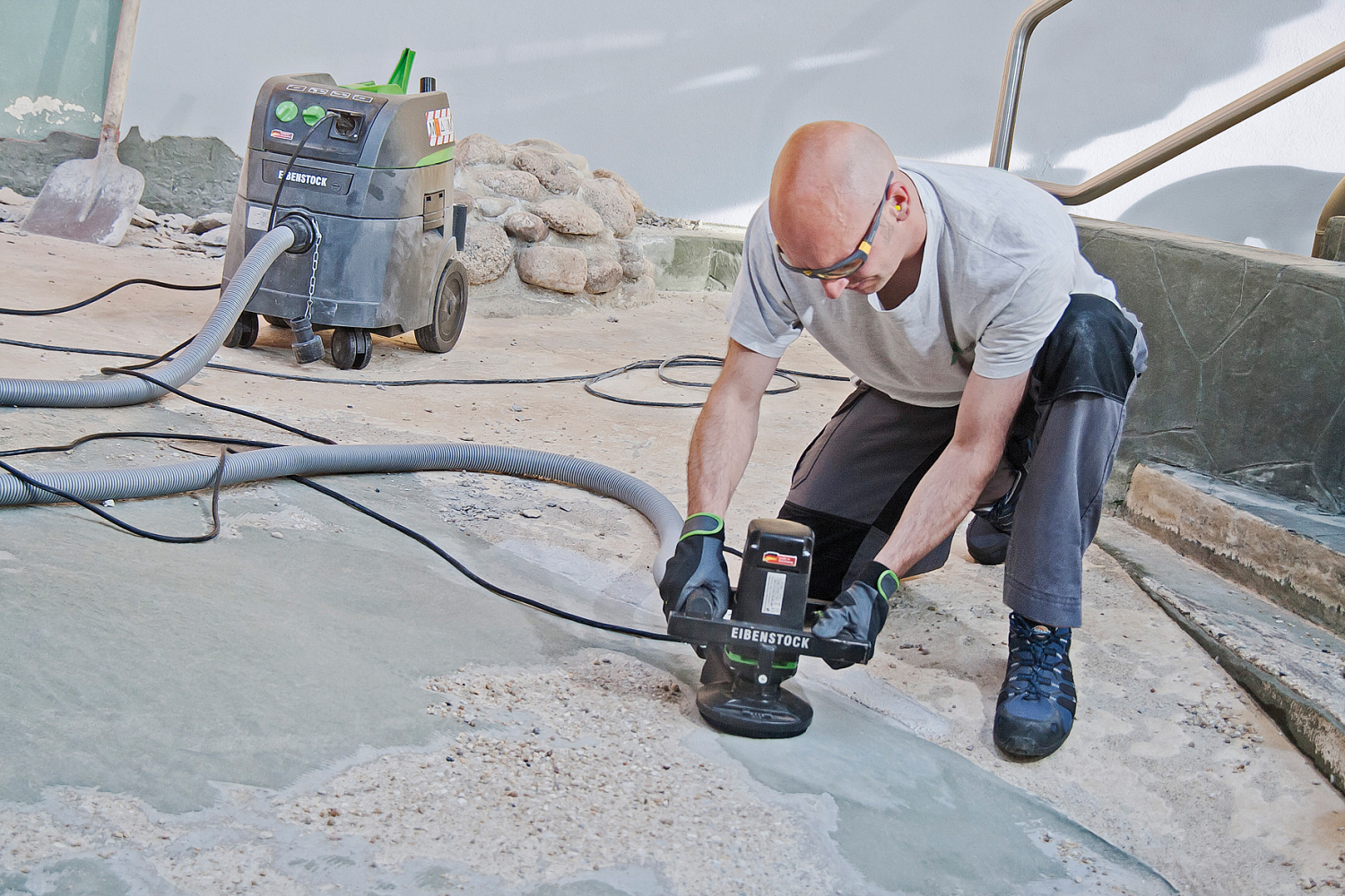 Шлифовальная машина по бетону Eibenstock EBS 1802 SH