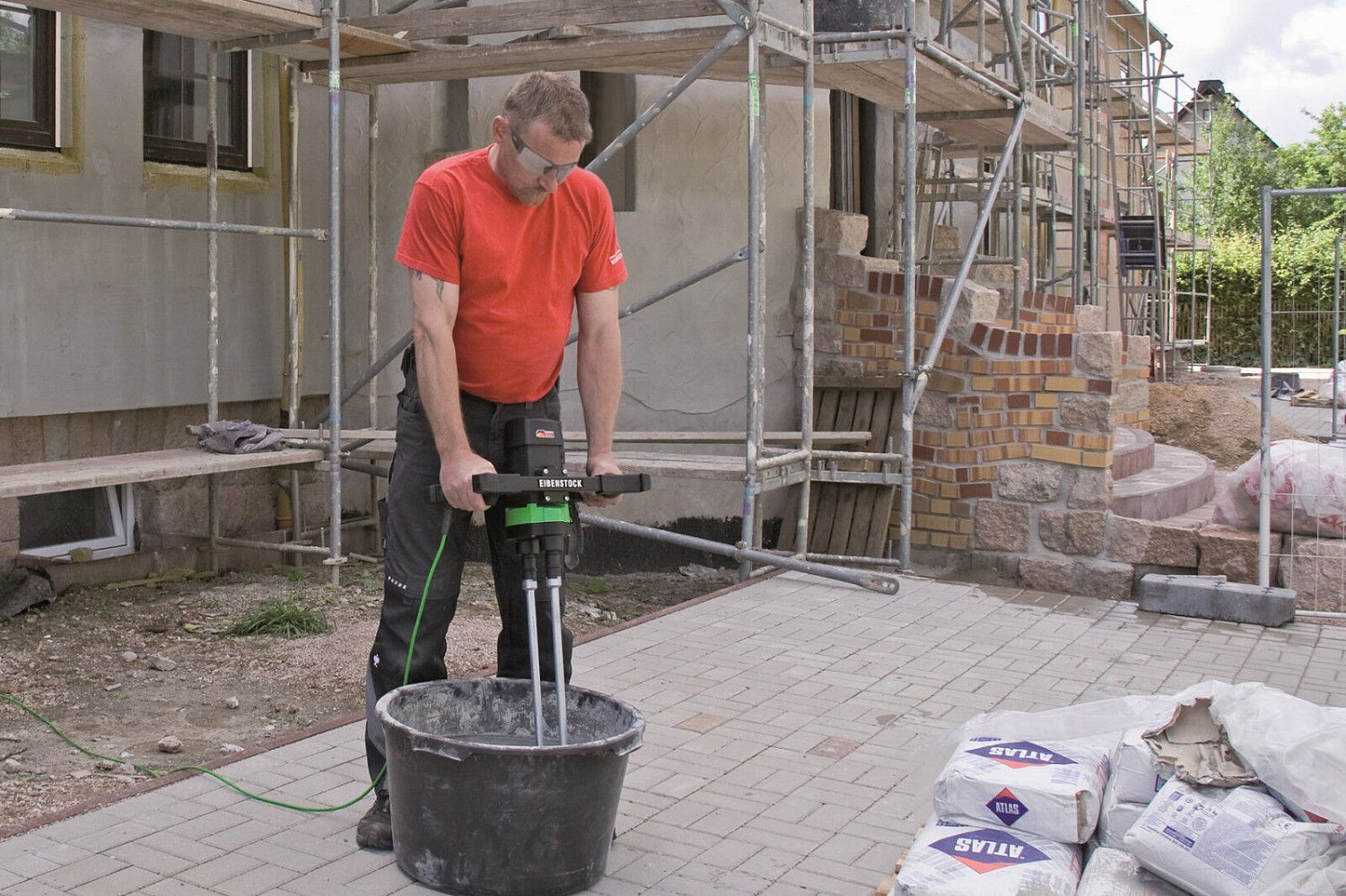 Строительный миксер Eibenstock EZR 24 R R/L SET